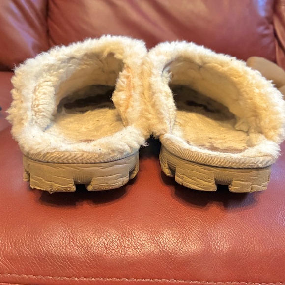 "Ugg" leather, fleece-lined slipper (mule) 7-8, sand - Picture 5 of 13